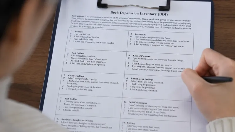 Bài test Beck Depression Inventory